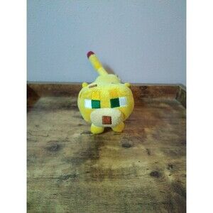 Minecraft Mojang Yellow Ocelot Cat Plush